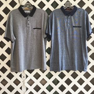 Lot of 2, 3 button Men's Polo shirts..Sz XL